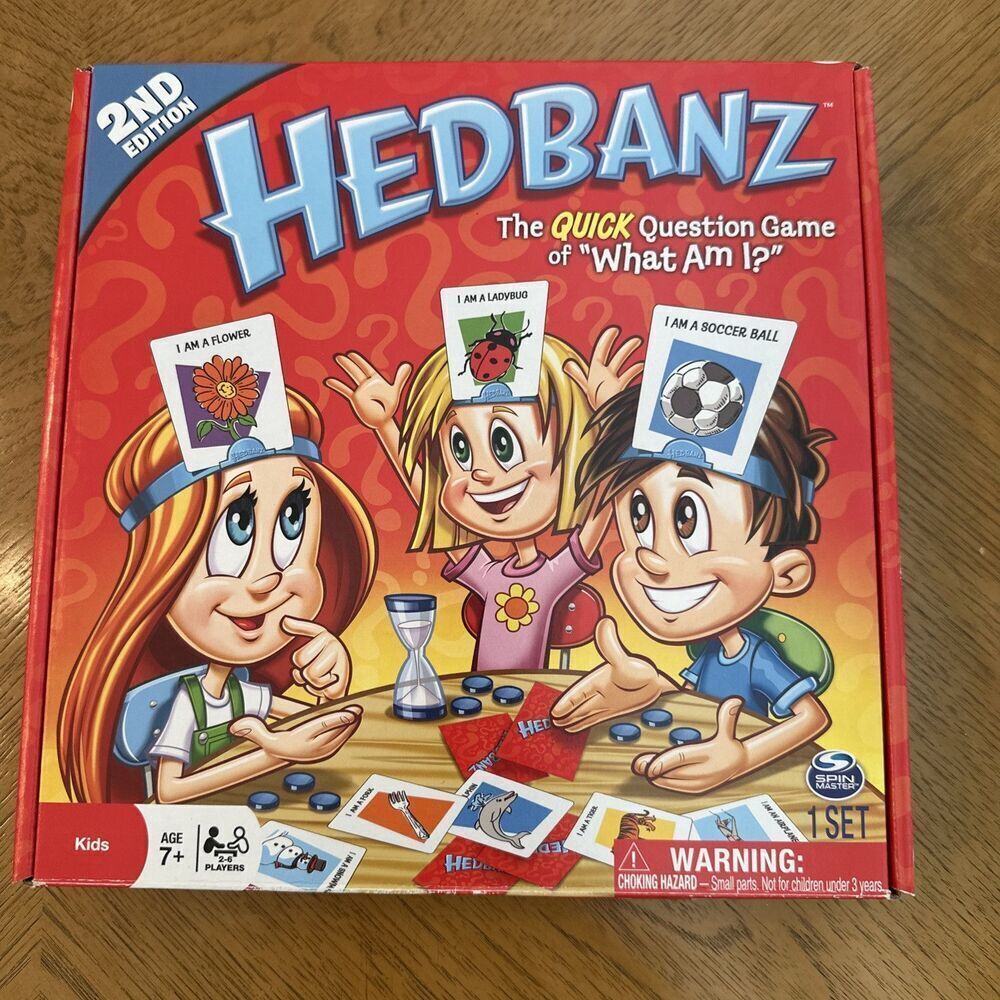 Spin Master Game Hedbanz New sealed 2nd edition Questions Game